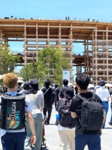 大阪万博警備に出発②